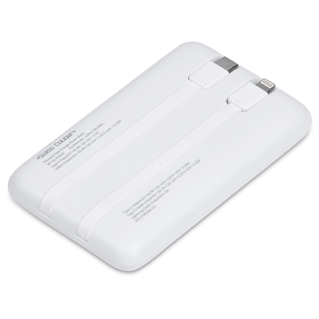 Swiss Cougar Phoenix Fast Charge 22.5W Power Bank - 10 000mAh