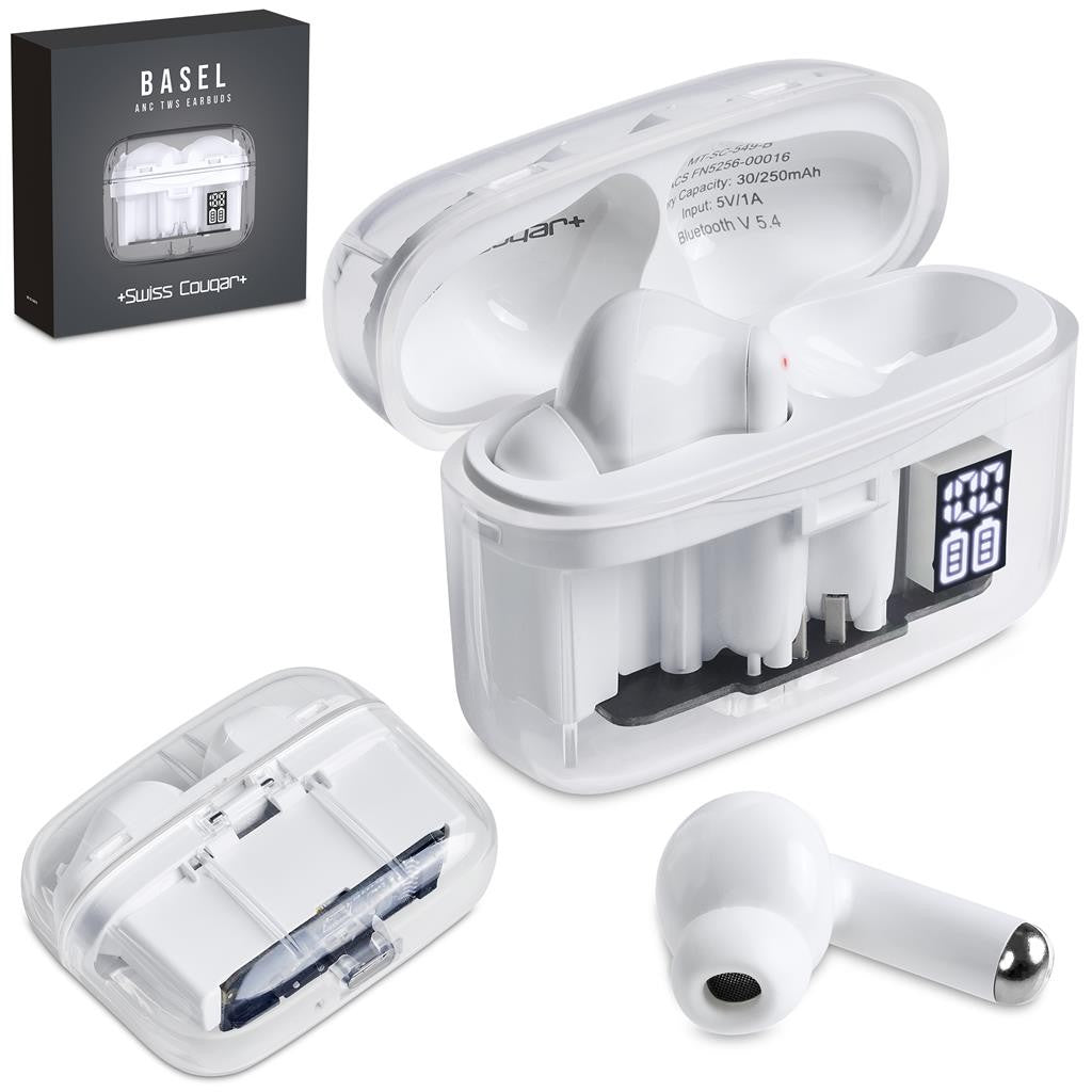 Swiss Cougar Basel Active Noise Cancelling TWS Earbuds