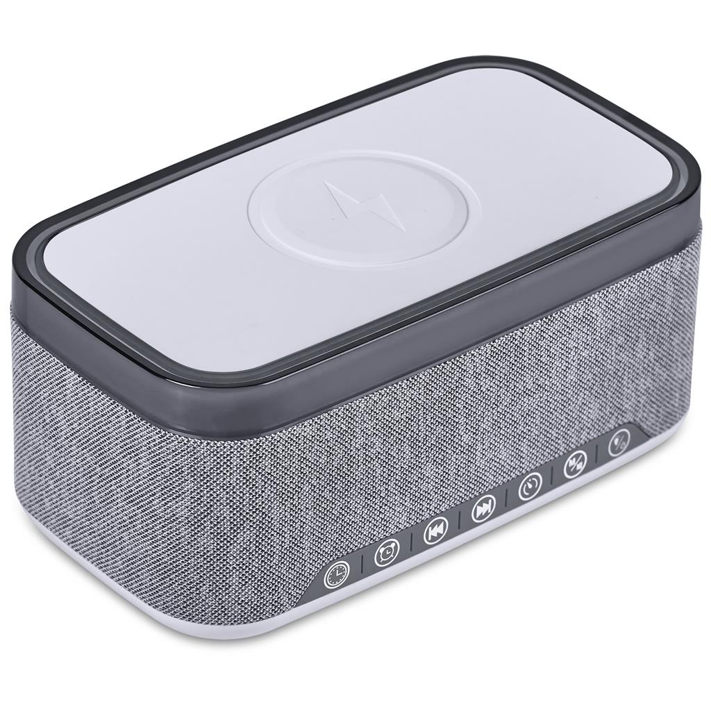 Serendipio Cumberland 10W Bluetooth Speaker Wireless Charger & Clock