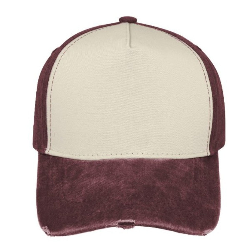 Pigment Washed 5 Panel Cap