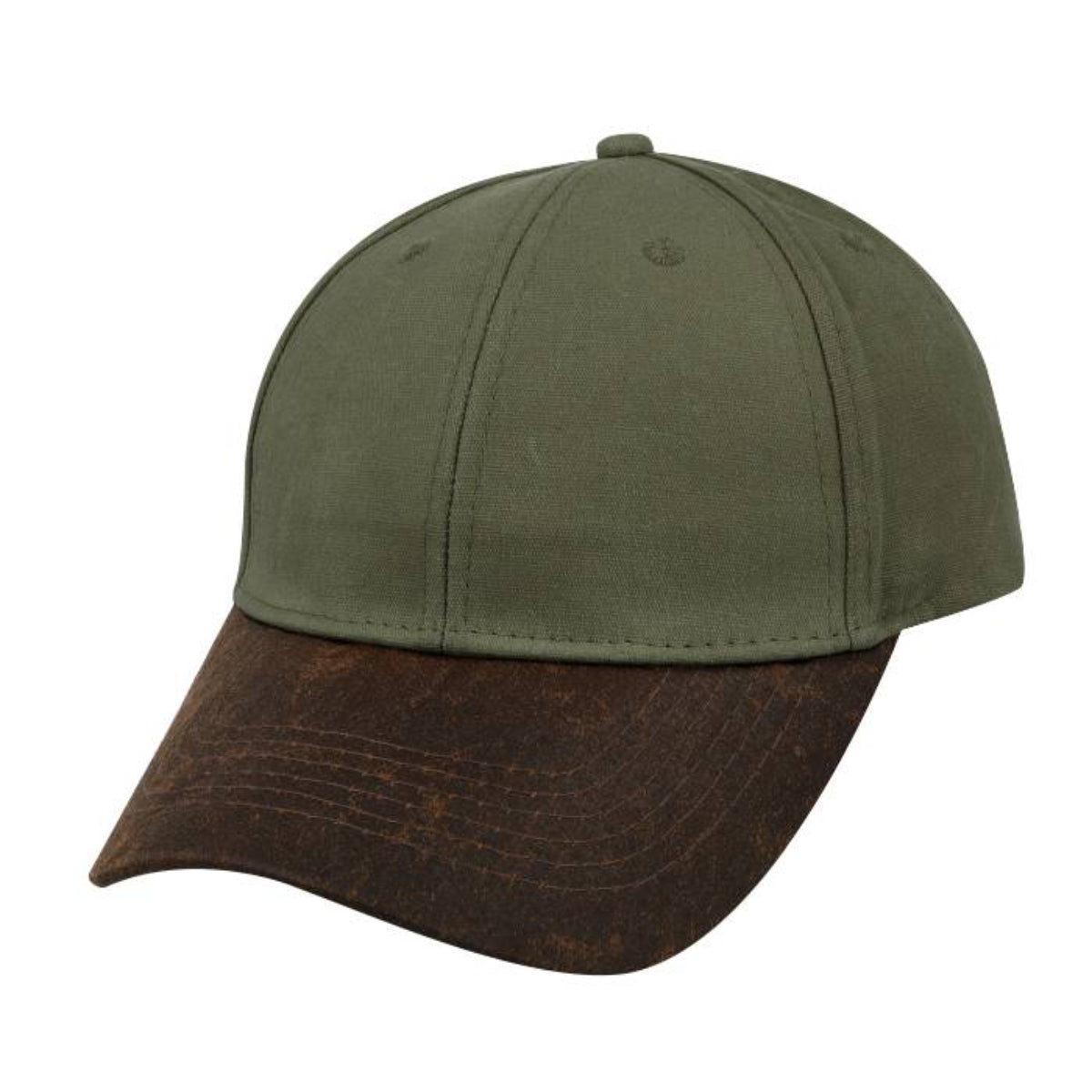Two-Tone Waxed Oilskin 6 Panel
