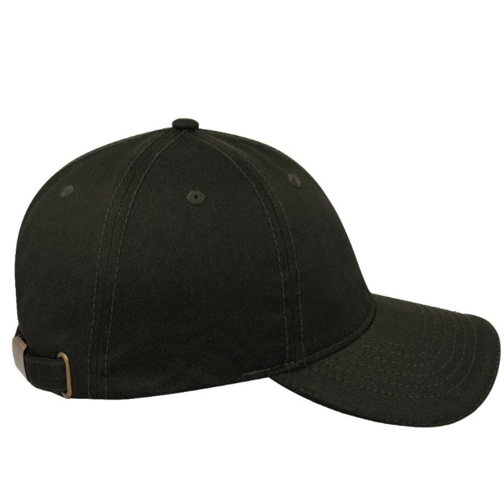 Washed Oil Skin 6P Cap