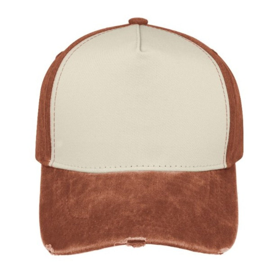 Pigment Washed 5 Panel Cap
