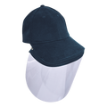 VIZIP 6 Panel Brushed Cotton Caps (Box of 10)