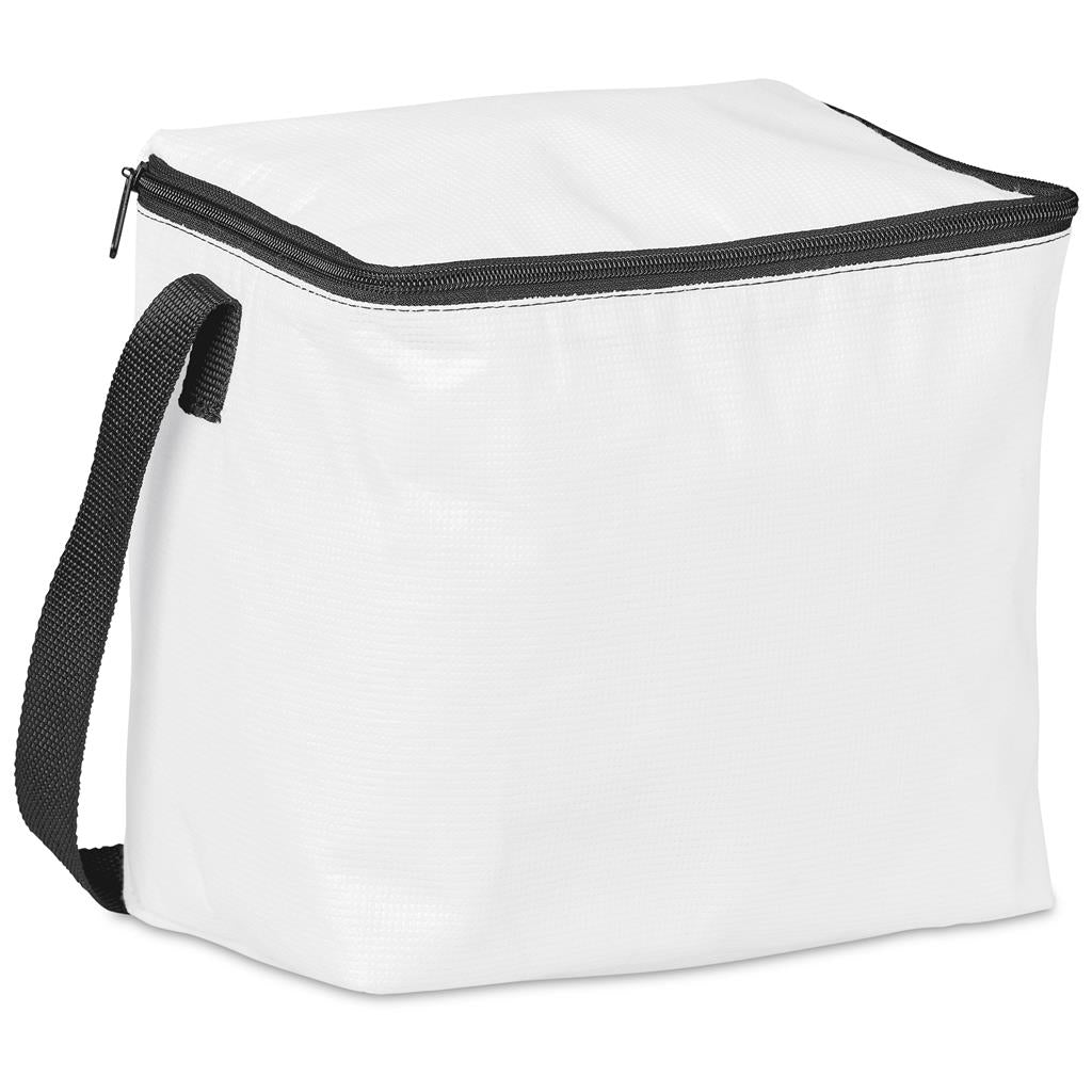 Pre-Production Sample Hoppla Quebec Recycled PET Stitch-Bond 12 Can Cooler