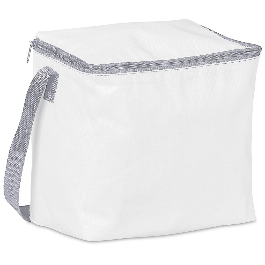 Pre-Production Sample Hoppla Quebec Recycled PET Stitch-Bond 12 Can Cooler