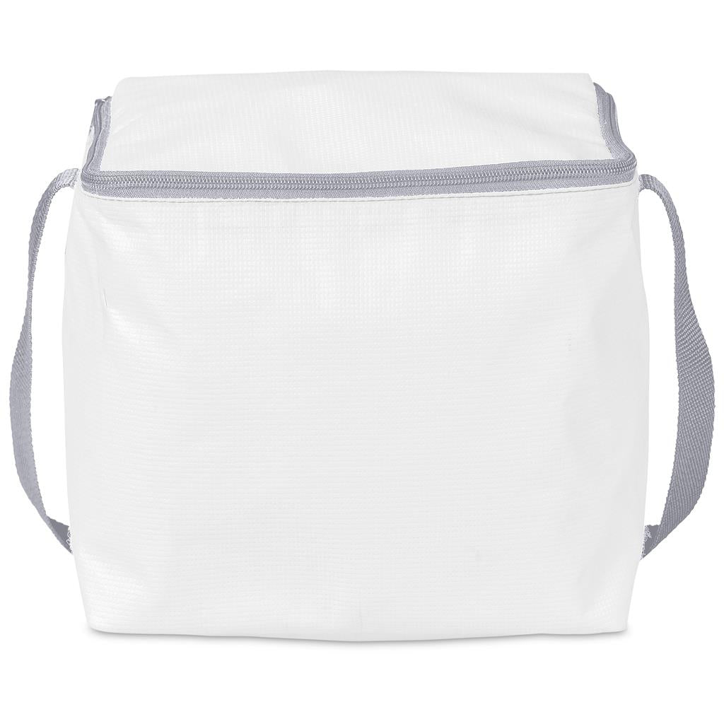 Pre-Production Sample Hoppla Quebec Recycled PET Stitch-Bond 12 Can Cooler