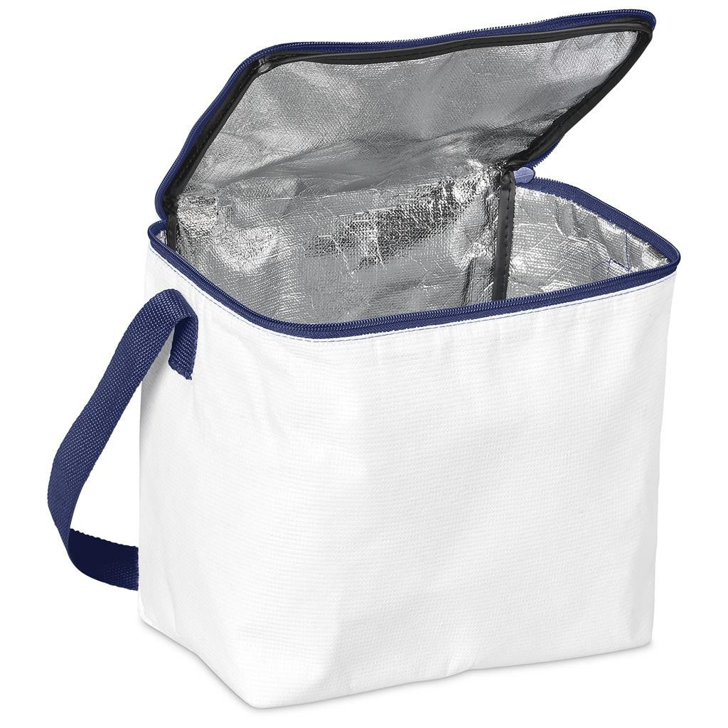 Pre-Production Sample Hoppla Quebec Recycled PET Stitch-Bond 12 Can Cooler