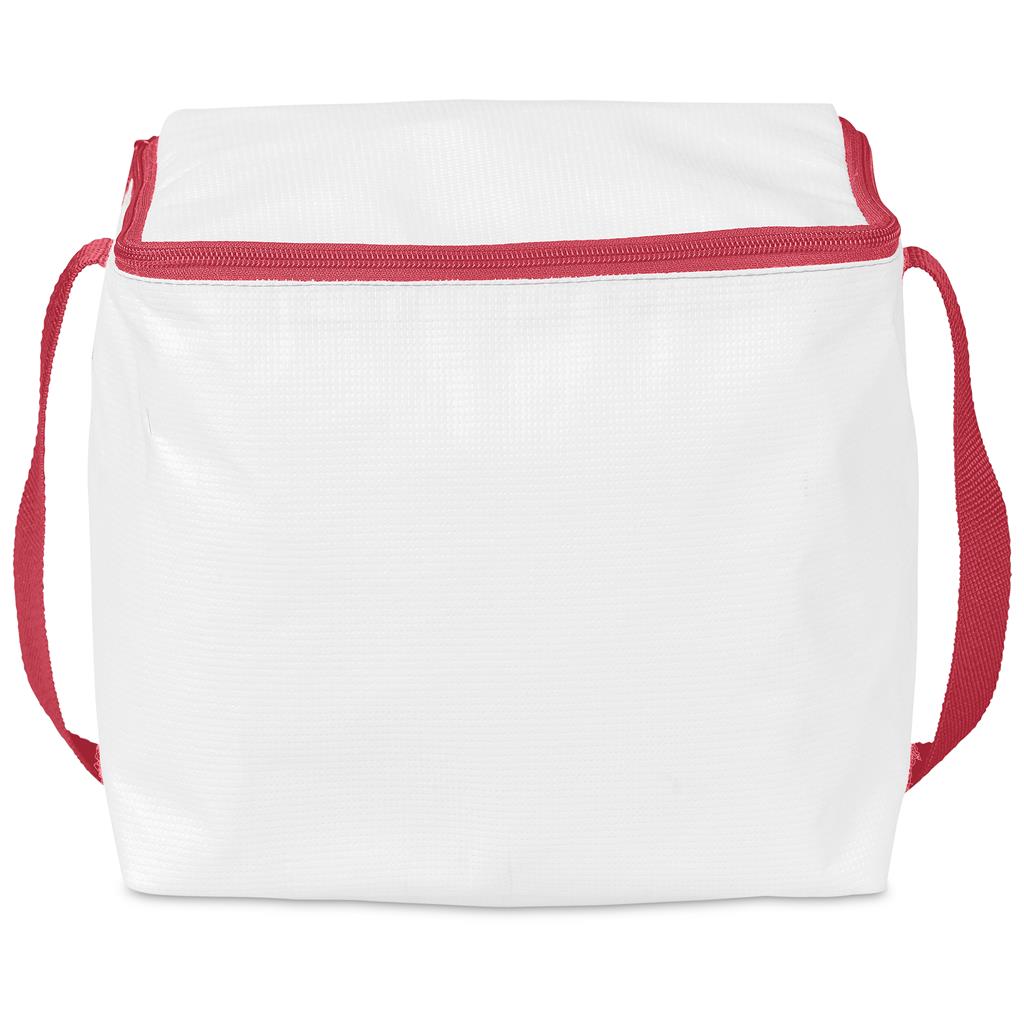Pre-Production Sample Hoppla Quebec Recycled PET Stitch-Bond 12 Can Cooler