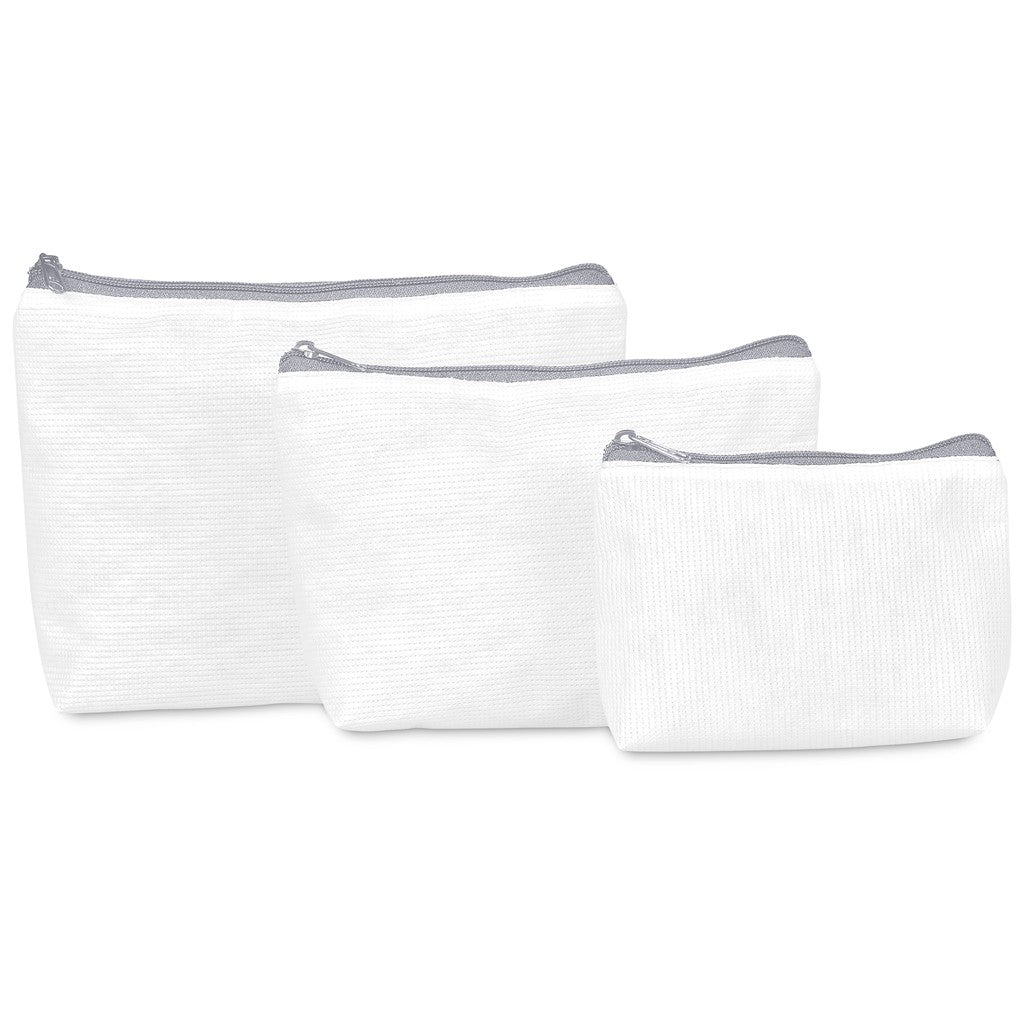 Pre-Production Sample Hoppla Recycled PET Stitch-Bond Mini Toiletry Bag