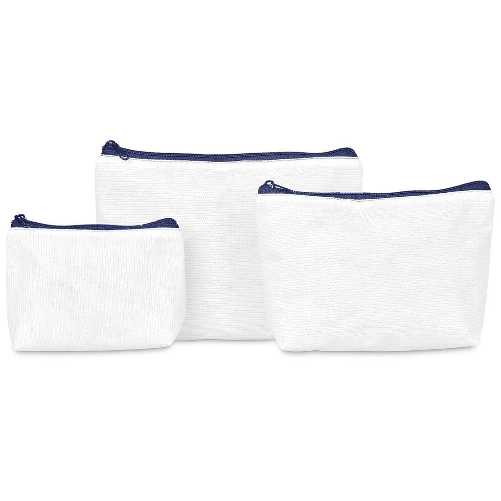 Pre-Production Sample Hoppla Recycled PET Stitch-Bond Mini Toiletry Bag