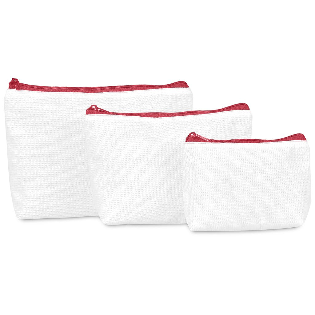 Pre-Production Sample Hoppla Recycled PET Stitch-Bond Mini Toiletry Bag