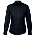 Basic Poly Cotton Blouse Long Sleeve Ladies