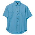 Plain Bush Shirt Mens