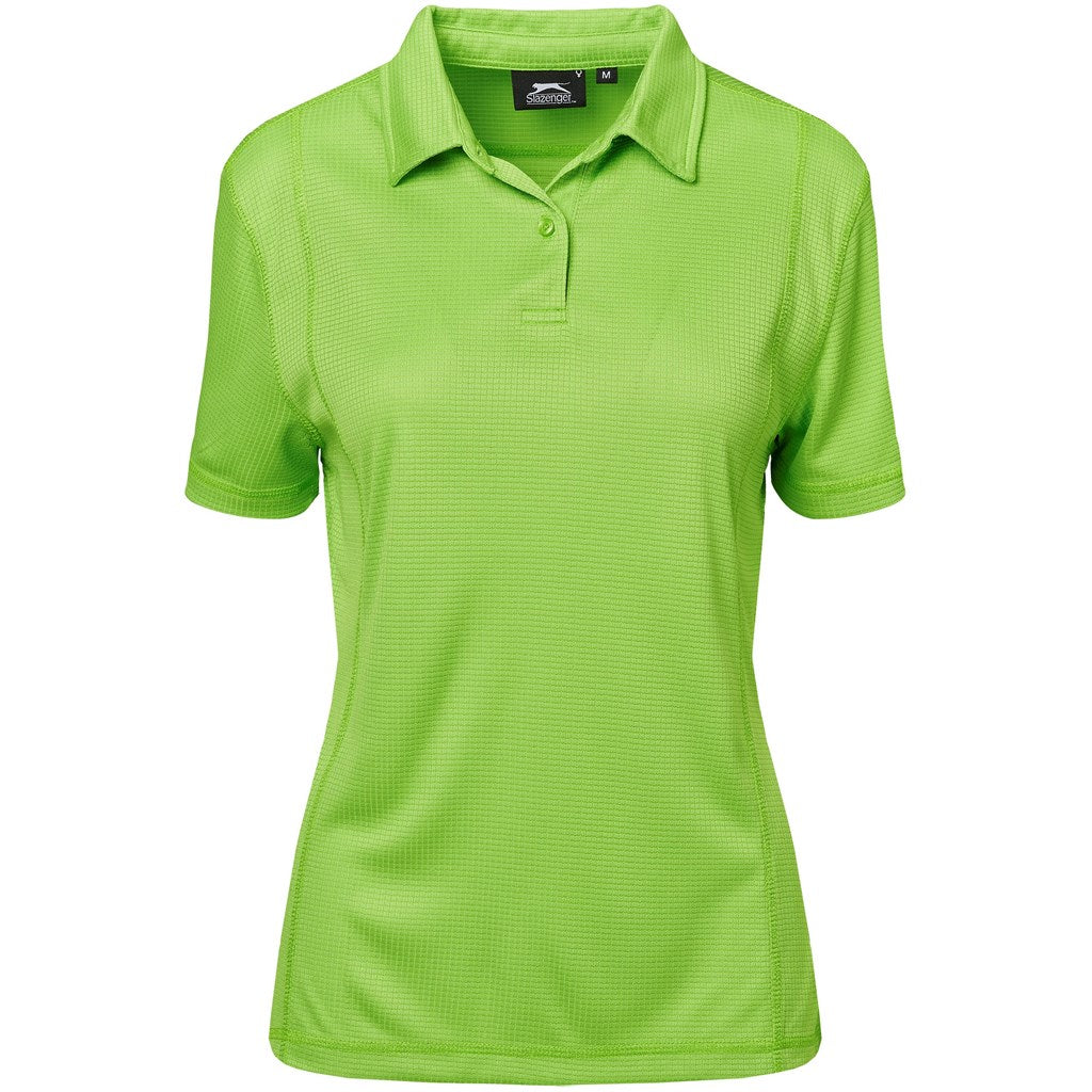 Ladies Hydro Golf Shirt - Lime