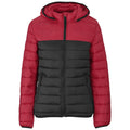 Ladies Kyoto Two-Tone Jacket - Black Red
