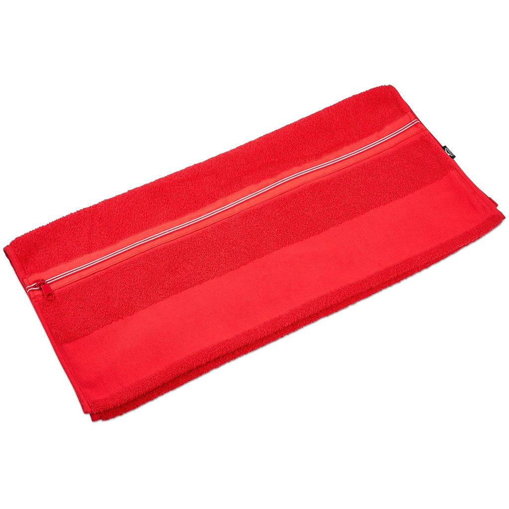 Slazenger Wembley Gym Towel - Red