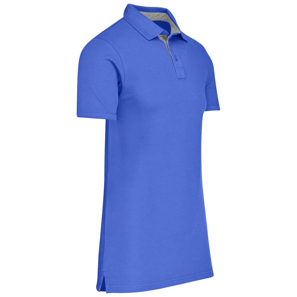Mens Hacker Golf Shirt - Blue