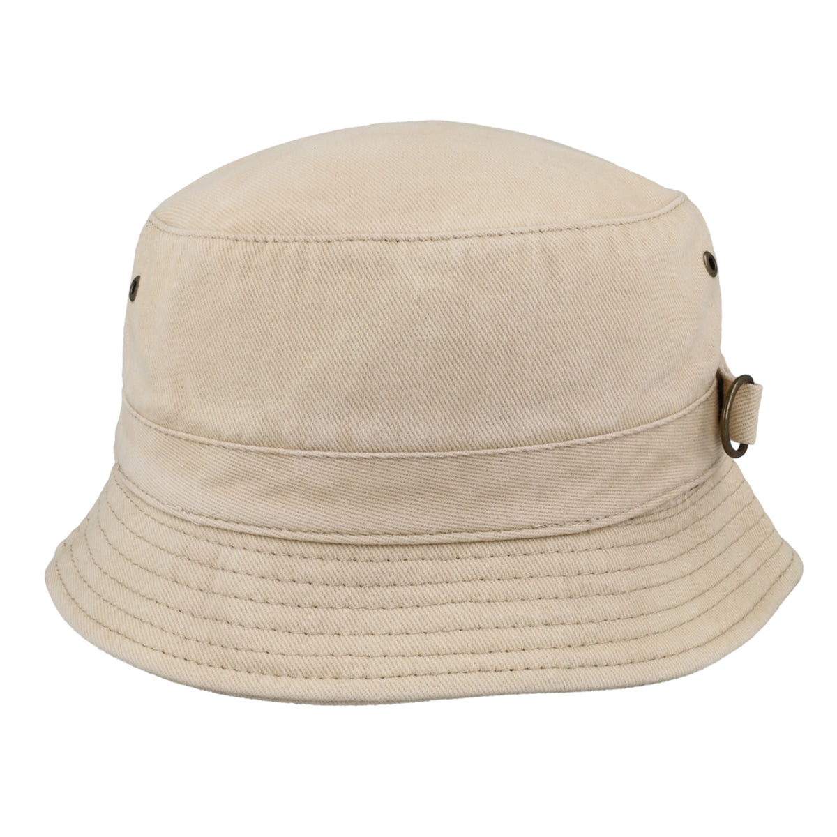 Bucket Hat with Metal Eyelets