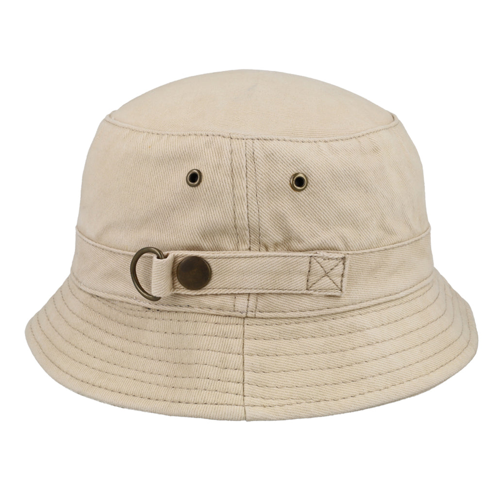 Bucket Hat with Metal Eyelets