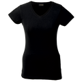 170g Slim Fit V-Neck T-Shirt Ladies