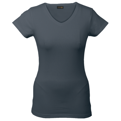 170g Slim Fit V-Neck T-Shirt Ladies