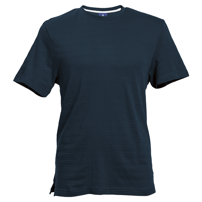 170g Pique Knit Jacquard Stripe T-Shirt