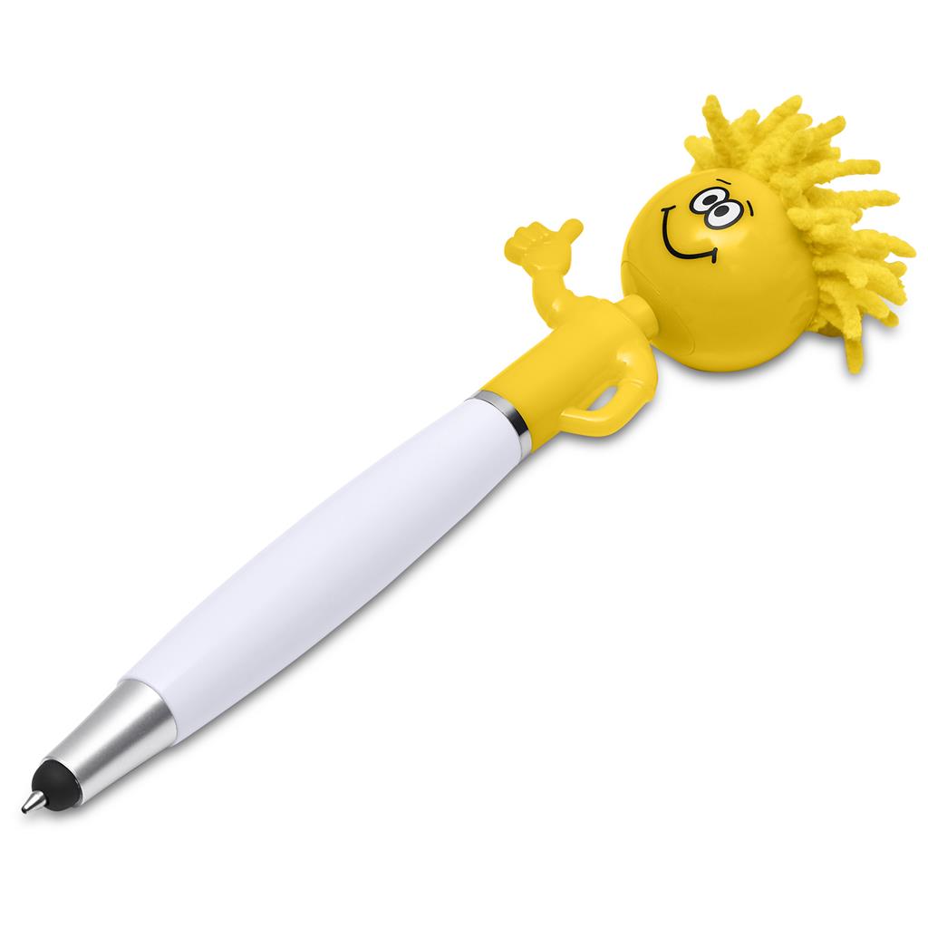 Altitude Moptopper Thumbs-Up Stylus Ball Pen & Screen Cleaner