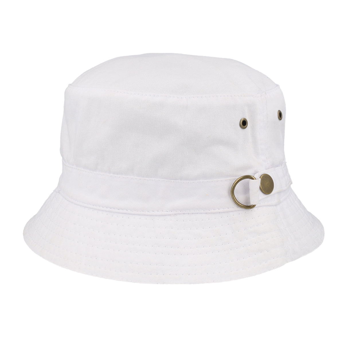 Bucket Hat with Metal Eyelets