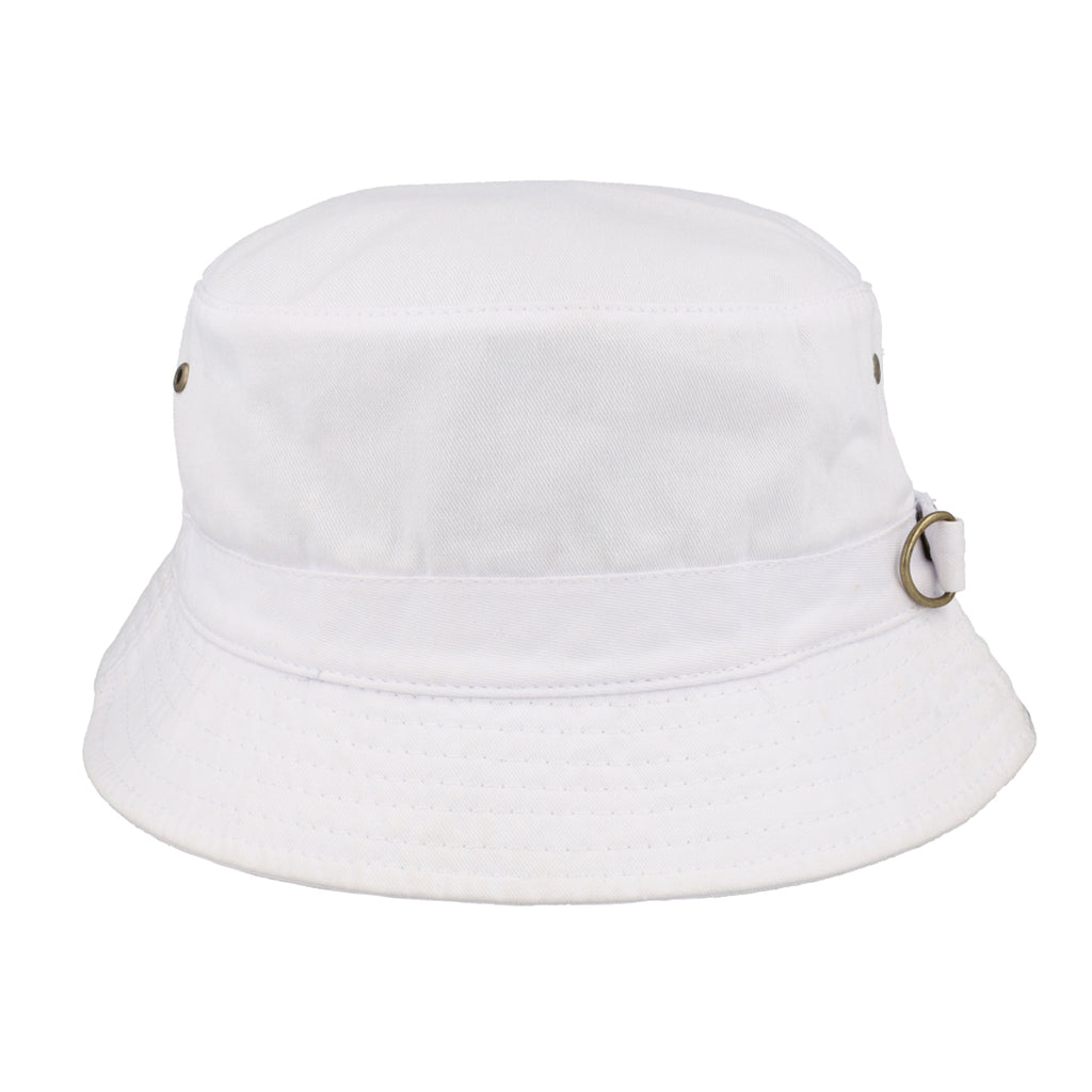 Bucket Hat with Metal Eyelets