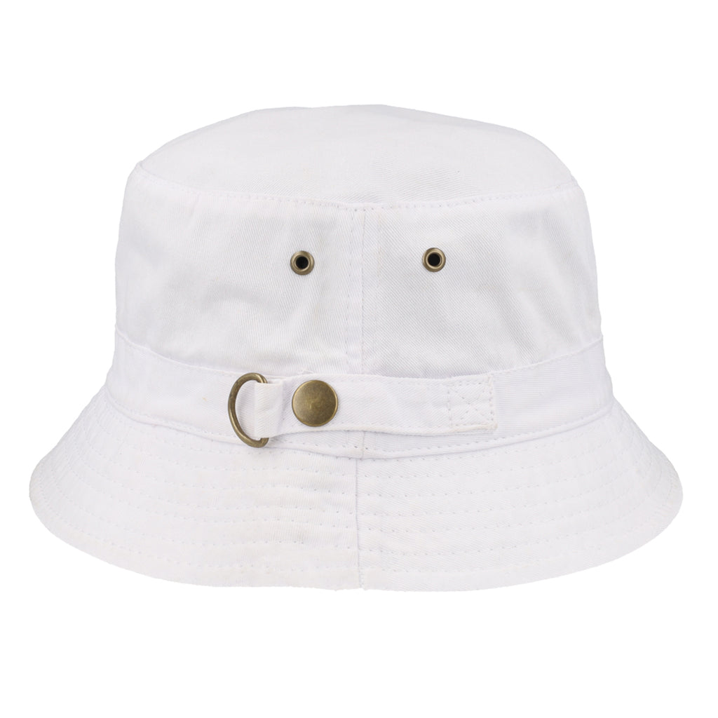 Bucket Hat with Metal Eyelets