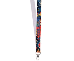 Glossy Poly Lanyard Single Sided with Lobster Ring