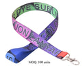 Matte Poly Lanyard Double Sided with Lobster Ring
