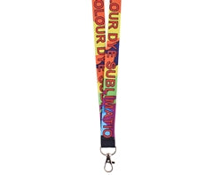 Matte Poly Lanyard Double Sided with Lobster Ring