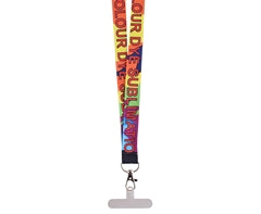 Glossy Poly Lanyard Double Sided with Hangtab