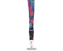 Glossy Poly Lanyard Double Sided & Buckle&Hangtab