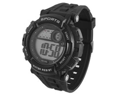 LCD WR 30M Sports Watch