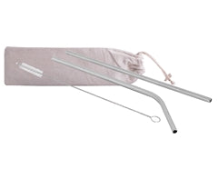 3-Piece SS Straws & Pipe Cleaner