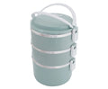 Stackable 3-Layer Lunch Container Set