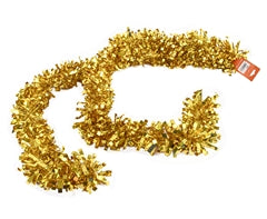 Metallic Silver Tinsel Garland