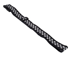 Checkered Luggage Strap & Tag