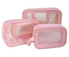 Clearview 3-Piece Wash Bag Set