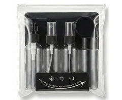 5-Piece Refillable Travel Bottle Set