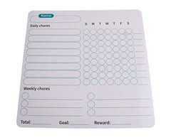 Fridge Magnet Chore Tracker & Reward Set