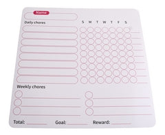 Fridge Magnet Chore Tracker & Reward Set