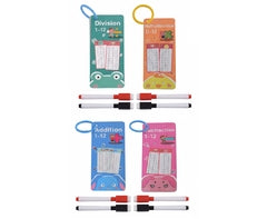 4-Pack Arithmetic Flashcards Set