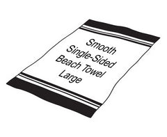 Sample-Smooth Single-Sided Beach Towel-Large