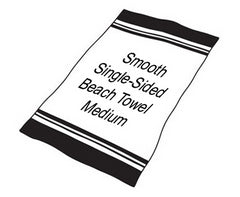 Sample-Smooth Single-Sided Beach Towel-Medium