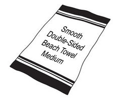 Sample-Smooth Double-Sided Beach Towel-Medium