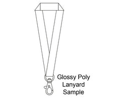 Sample-Lanyard Single Side Sub with LobsterRing